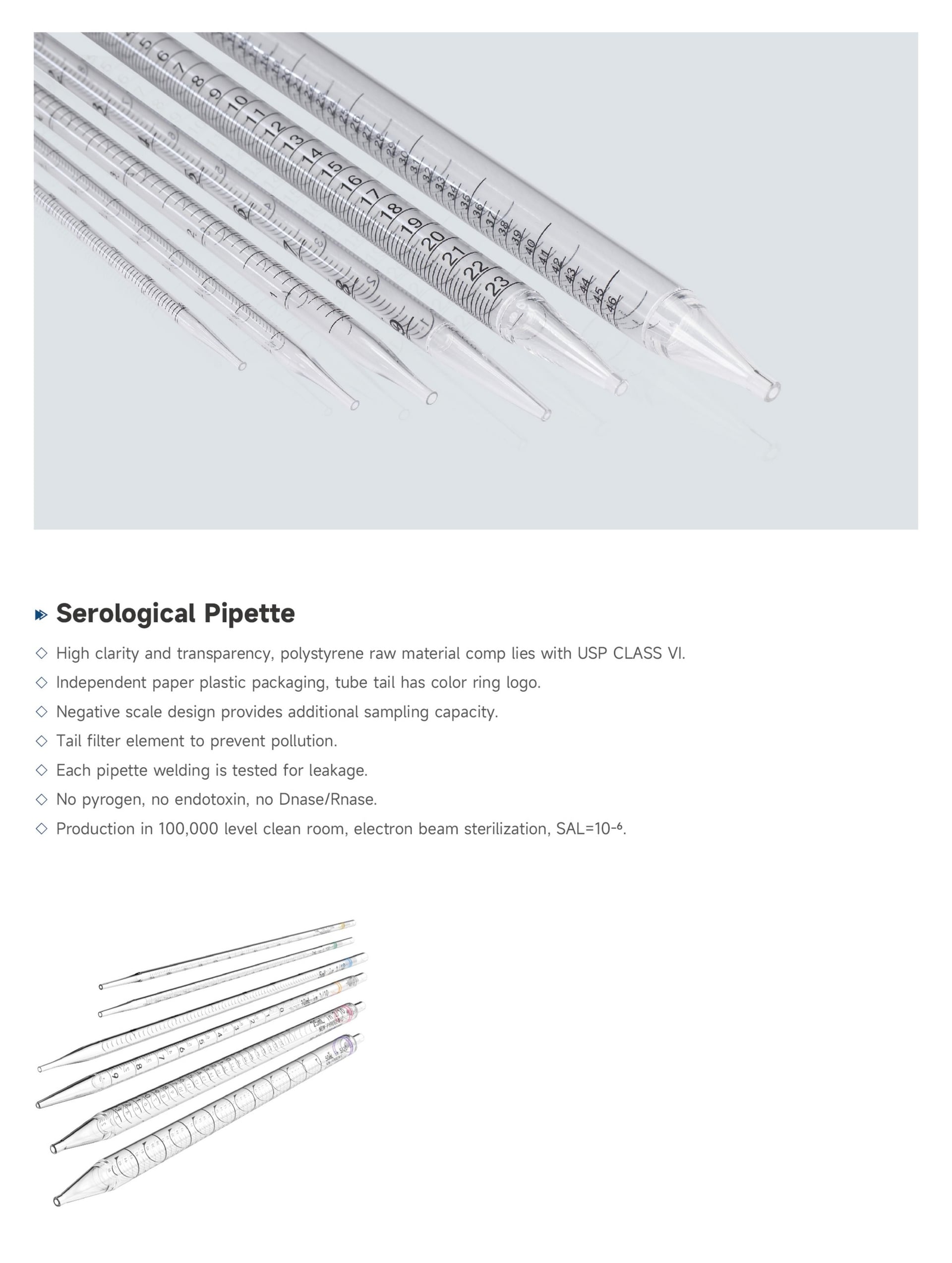 Pipettes Sérologiques - Detail 1