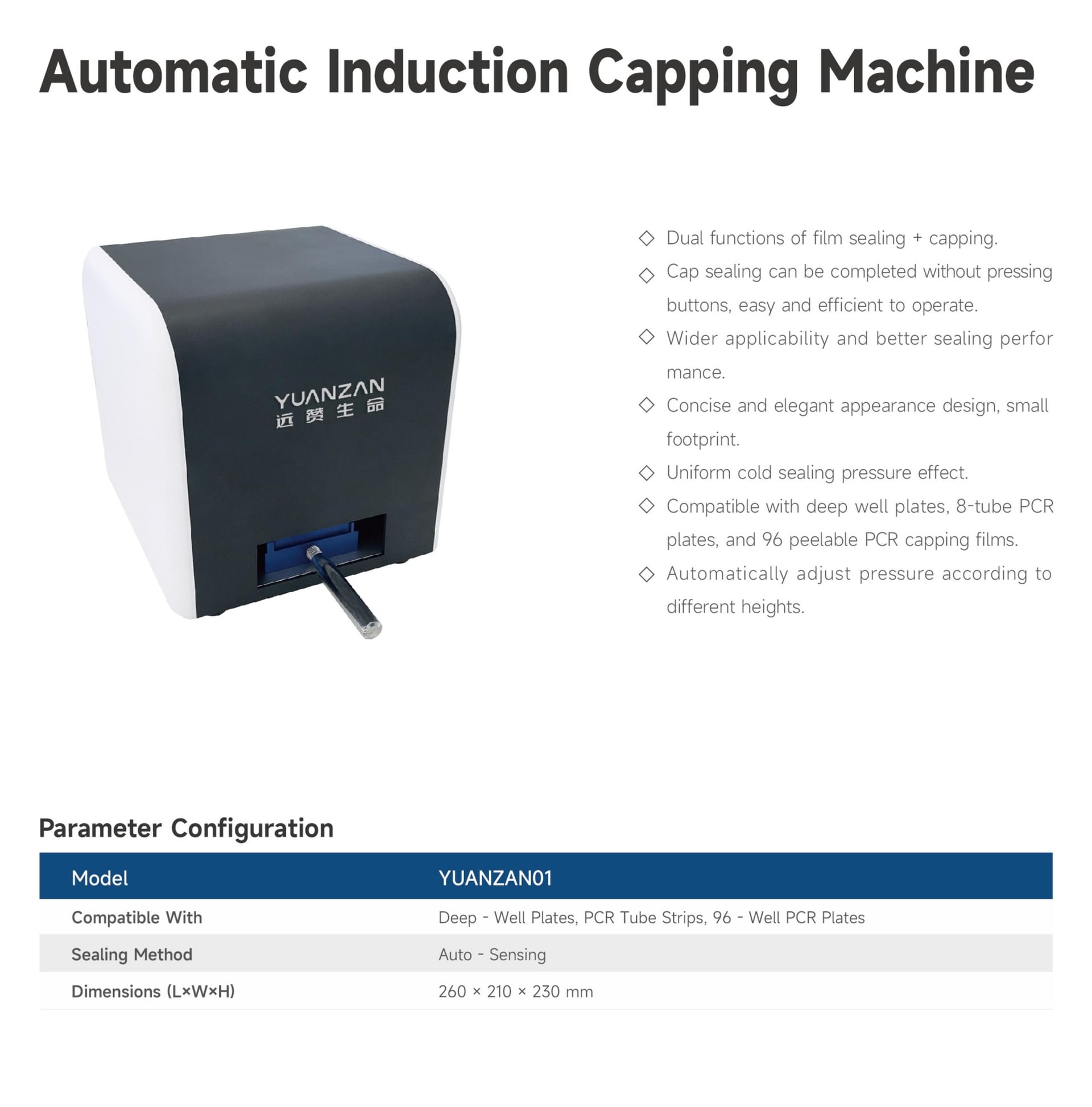 Machine de Capsulage Automatique par Induction - Detail 1